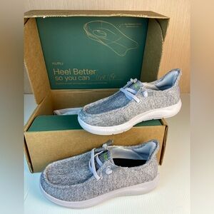 KURU Men’s Draft Rento Shoes 9.5 Storm Gray Comfort Walking Sneakers NIB